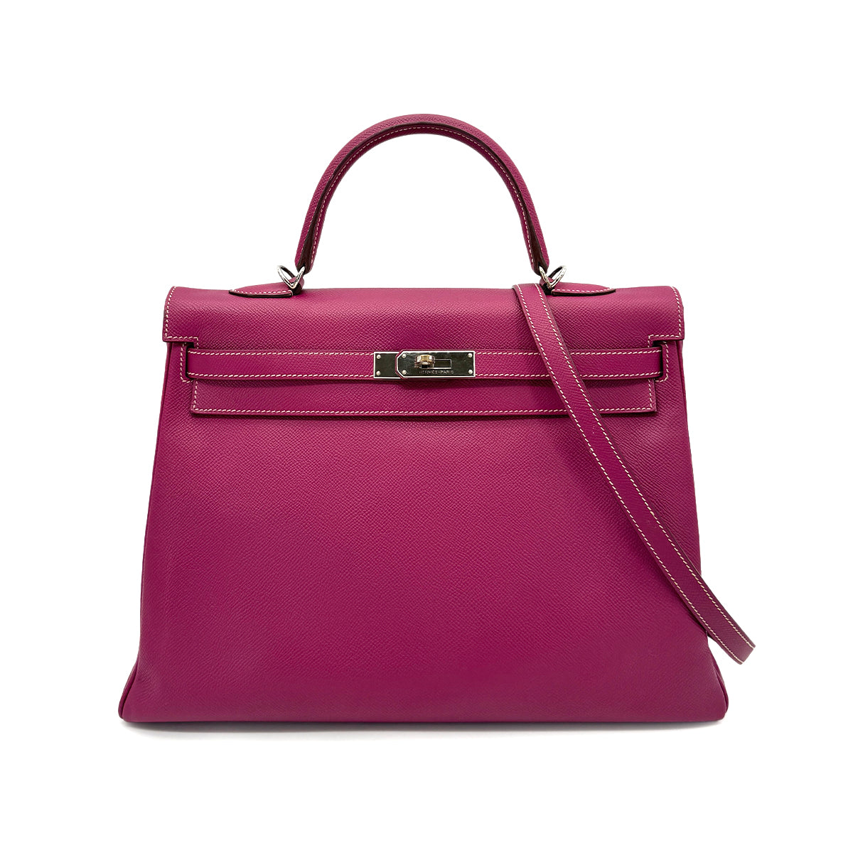 HERMES CANDY KELLY 35 RETOURNE TOSCA ROSE TYRIEN  EPSOM □P 90271710