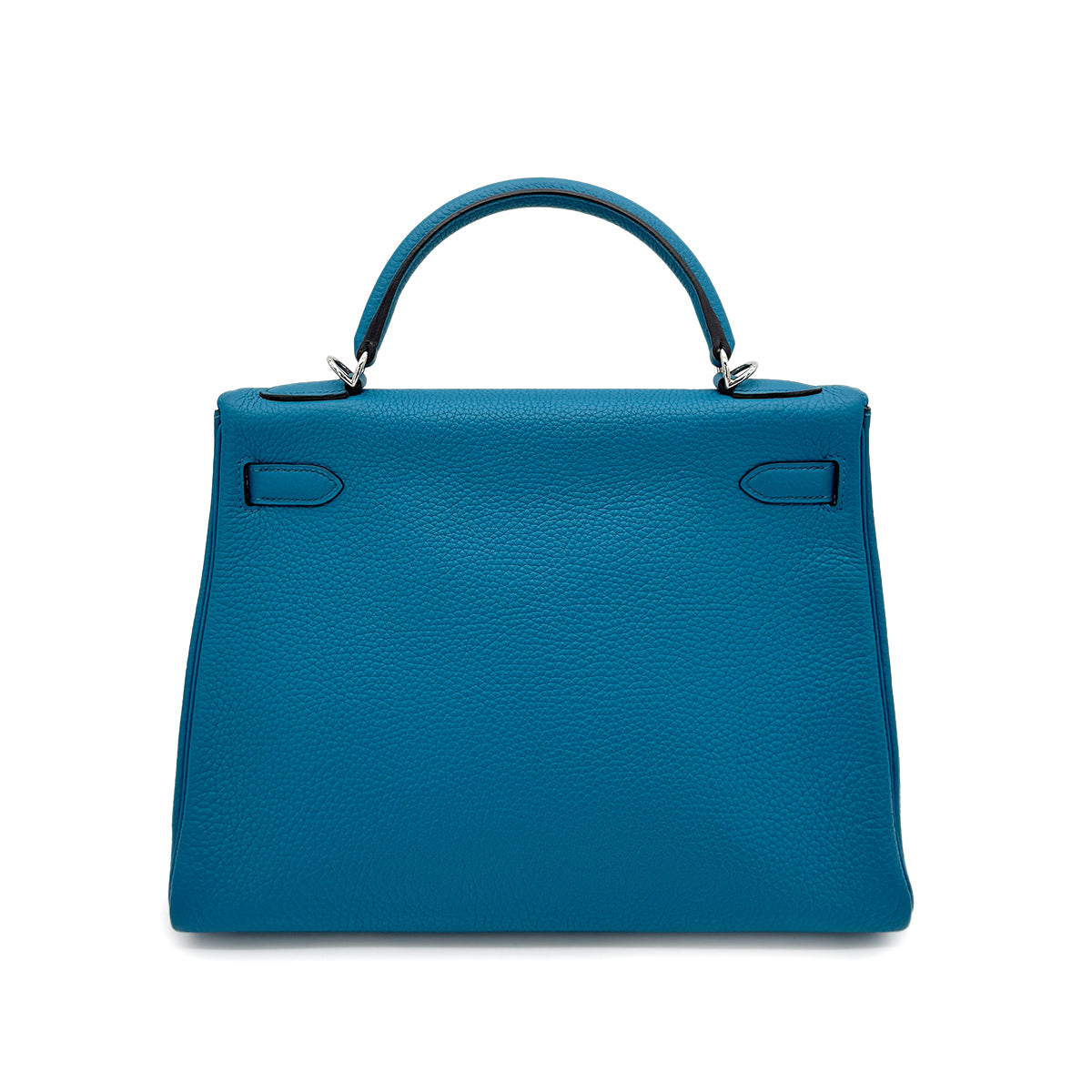 HERMES KELLY 32 RETOURNE BLEU IZMIR TAURILLON CLEMENCE HAND SHOULDER BAG T SHW 90271711