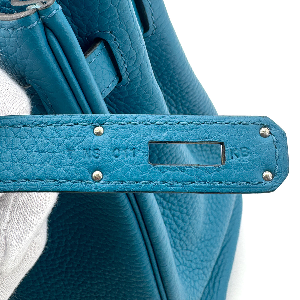 HERMES KELLY 32 RETOURNE BLEU IZMIR TAURILLON CLEMENCE HAND SHOULDER BAG T SHW 90271711