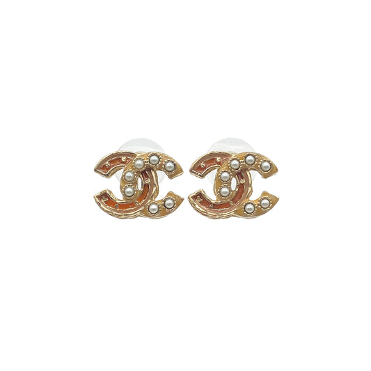 CHANEL EARRINGS COCOMARK FAUX PEARL ACCESSORY A12P 90271731