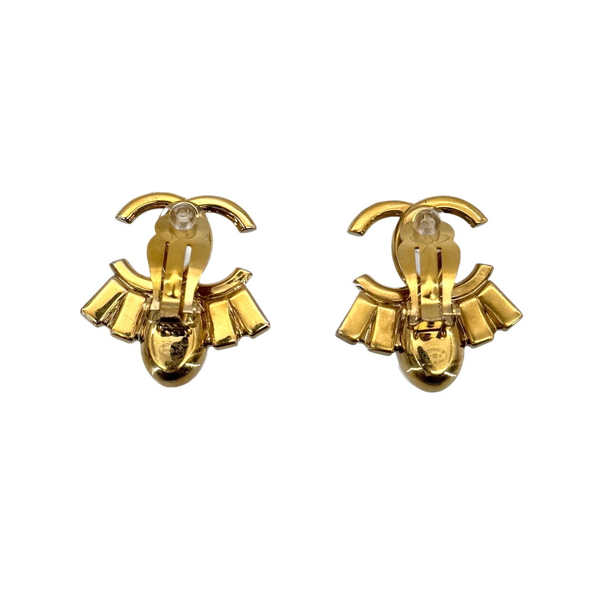 CHANEL EARRINGS COCOMARK RHINESTONE ACCESSORY B17B 90271751