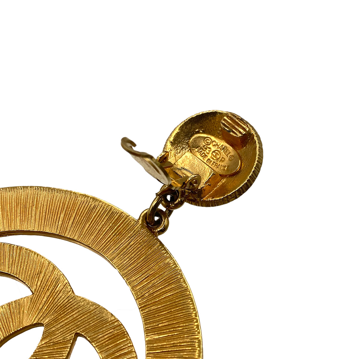 CHANEL VINTAGE EARRINGS COCOMARK ACCESSORY 93P 90271752