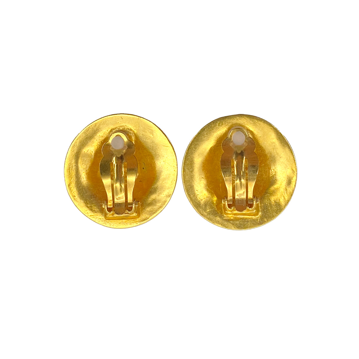 CHANEL VINTAGE EARRINGS COCOMARK ROUND ACCESSOR 94A 90271790