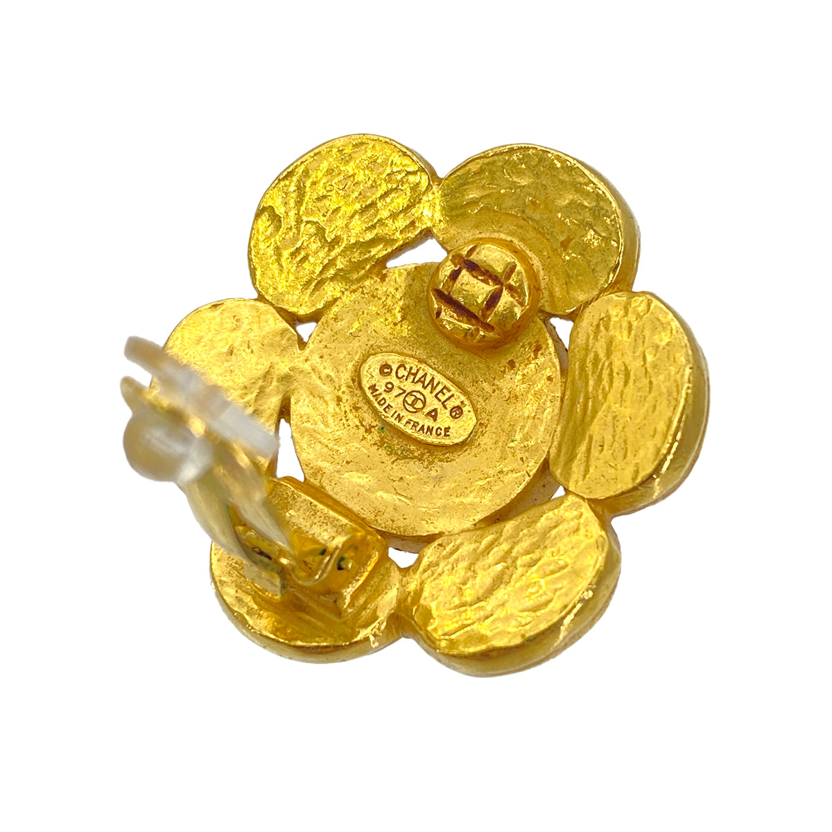 CHANEL VINTAGE EARRINGS COCOMARK ACCESSORY 97A 90271838