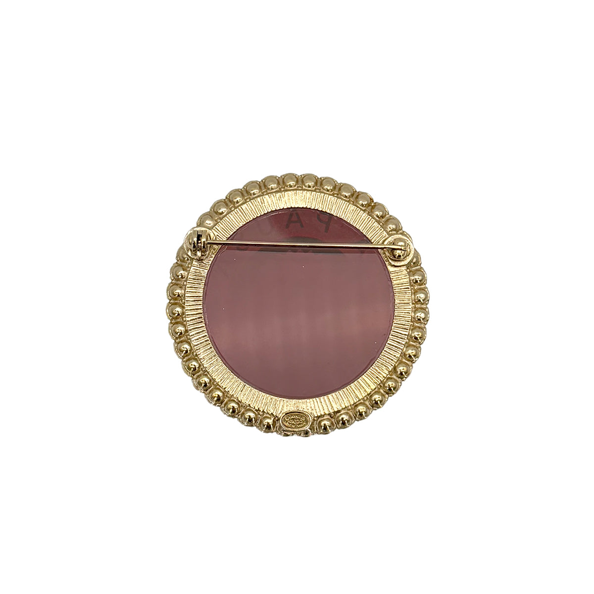 CHANEL COCOMARK BROOCH LOGO RHINESTONE ACCESSORY A19C 90271849