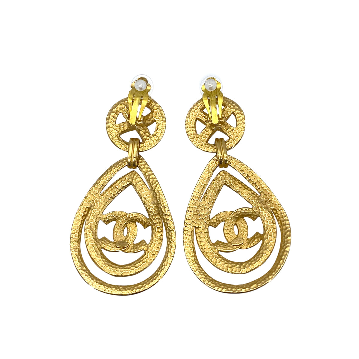 CHANEL VINTAGE EARRINGS COCOMARK SWING ACCESSORY 96P 90271852