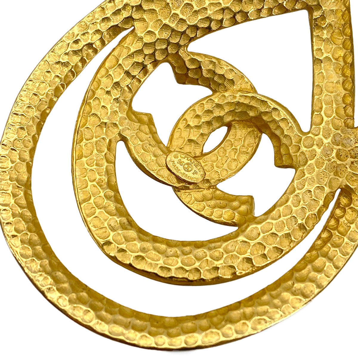 CHANEL VINTAGE EARRINGS COCOMARK SWING ACCESSORY 96P 90271852