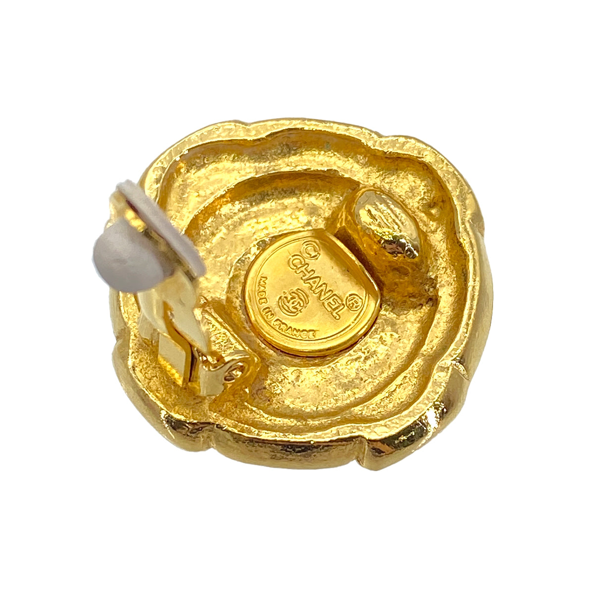 CHANEL VINTAGE EARRINGS COCOMARK ROUND ACCESSORY 90271879