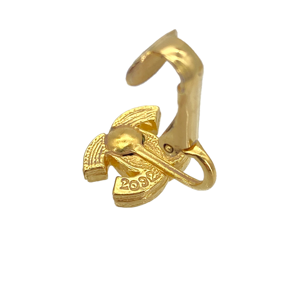 CHANEL VINTAGE EARRINGS COCOMARK RHINESTONE ACCESSORY 90271889