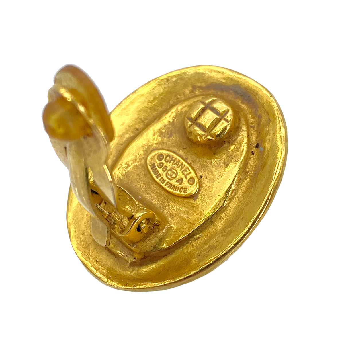 CHANEL VINTAGE EARRINGS COCOMARK ACCESSORY 96A 90271895