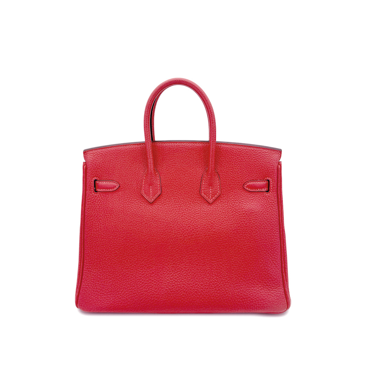 HERMES BIRKIN 25 ROUGE PIVOINE TOGO HAND BAG T GHW 90271911