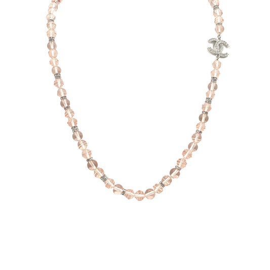 CHANEL NECKLACE COCOMARK BEADS RHINESTONE ACCESSORY B23S 90271925