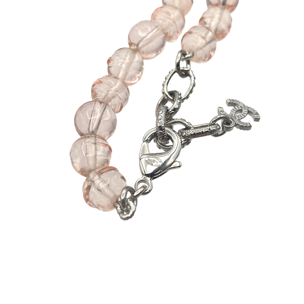 CHANEL NECKLACE COCOMARK BEADS RHINESTONE ACCESSORY B23S 90271925