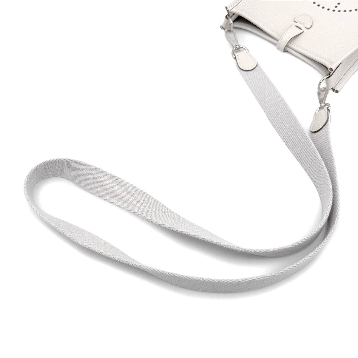 HERMES EVELYNE TPM AMAZON GRIS PERLE TAURILLON CLEMENCE SHOULDER BAG W 90271932