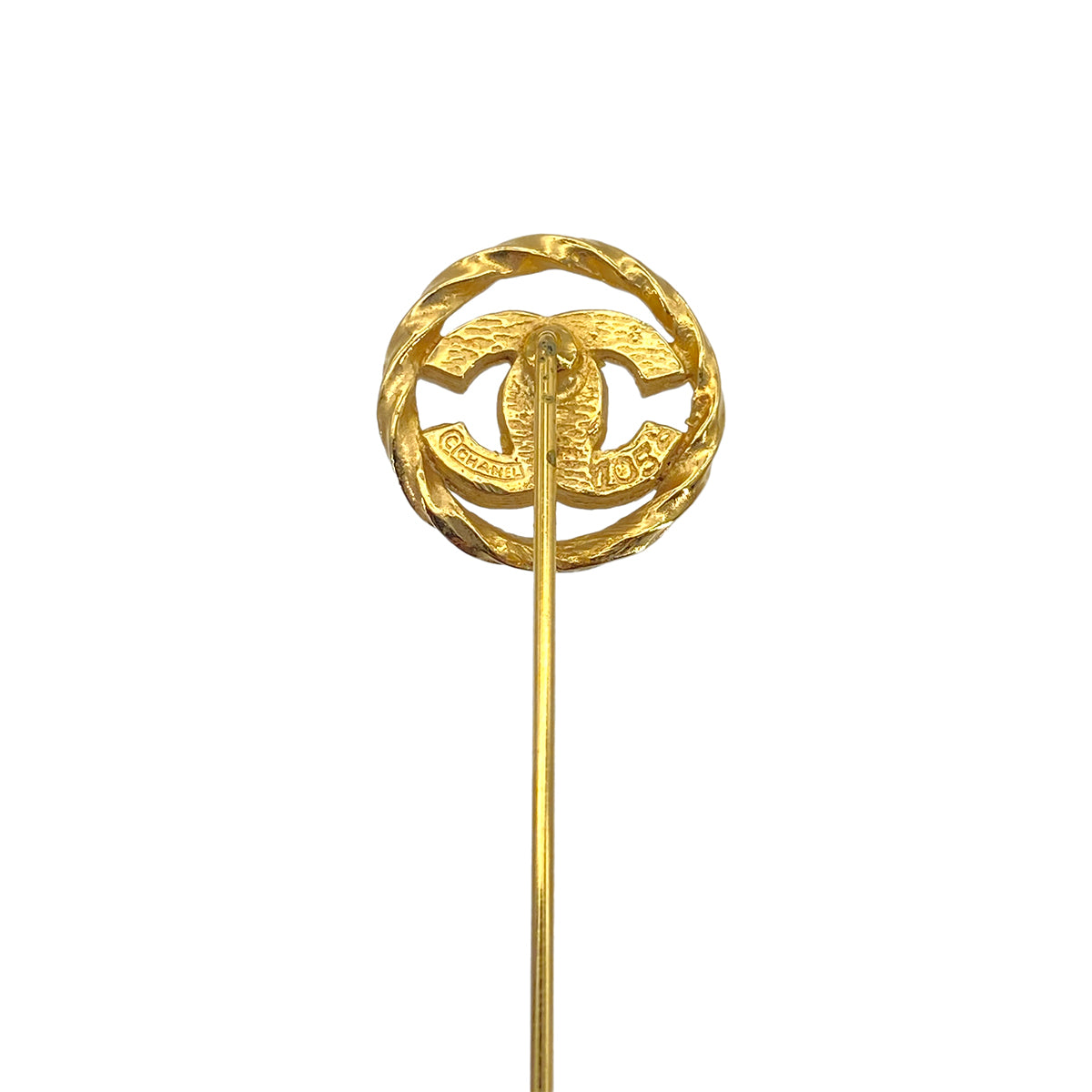 CHANEL VINTAGE COCOMARK BROOCH RHINESTONE ACCESSORY 90271943