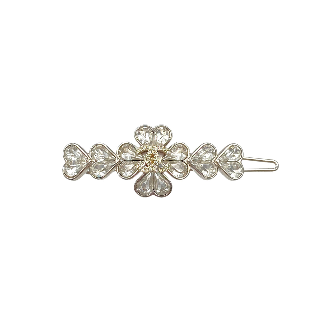 CHANEL VALLETTA COCOMARK RHINESTONE CLOVER ACCESSORY C23S 90271949