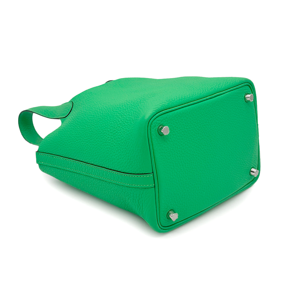 HERMES PICOTIN LOCK PM VERT COMICS TAURILLON CLEMENCE HAND BAG U 90271978