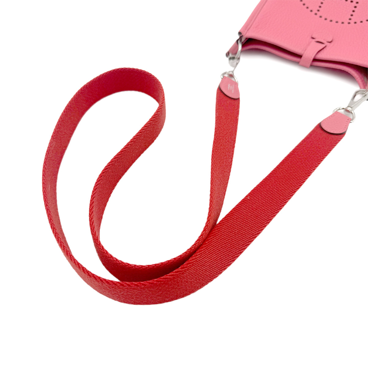 HERMES EVELYNE TPM ROSE AZALEE TAURILLON CLEMENCE SHOULDER BAG A 90271981