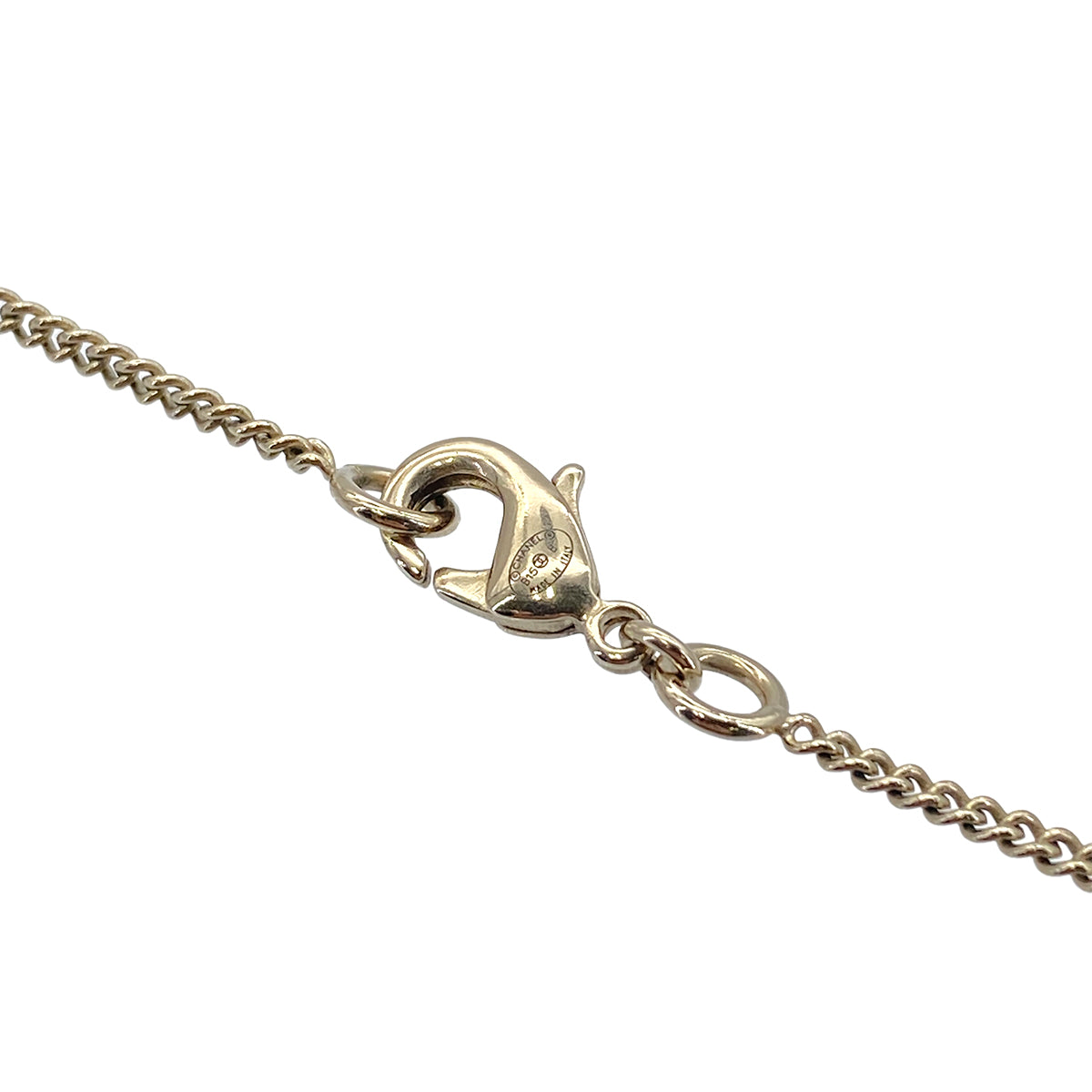 CHANEL NECKLACE COCOMARK FLOWER MOTIF FAUX PEARL ACCESSORY B15B 90272315