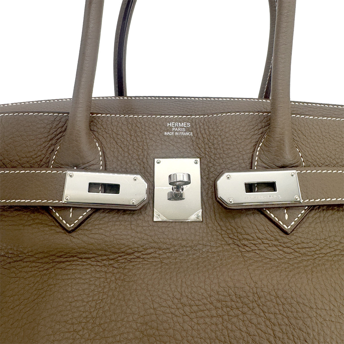 HERMES SHOULDER BIRKIN 42 ETOUPE TOGO HAND BAG □M SHW 90272321