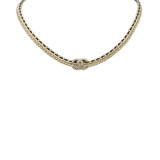 CHANEL NECKLACE COCOMARK RHINESTONE ACCESSORY C24V 90272328