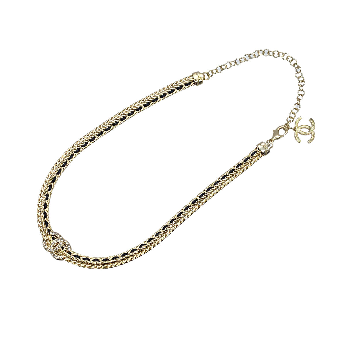 CHANEL NECKLACE COCOMARK RHINESTONE ACCESSORY C24V 90272328