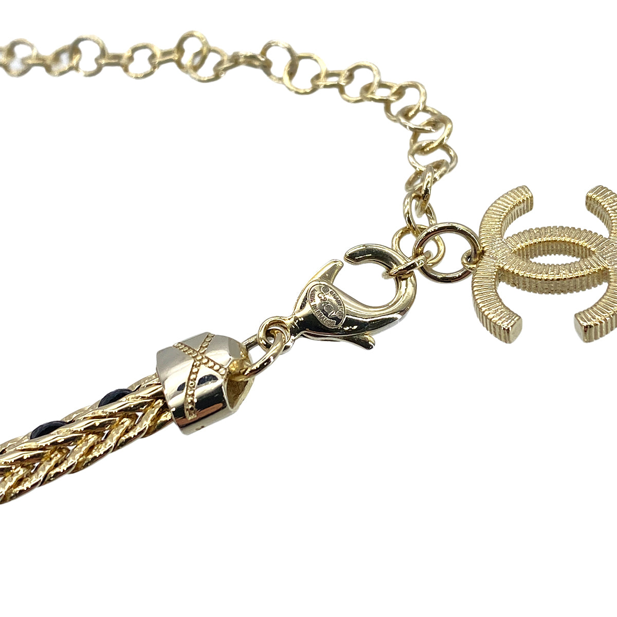 CHANEL NECKLACE COCOMARK RHINESTONE ACCESSORY C24V 90272328