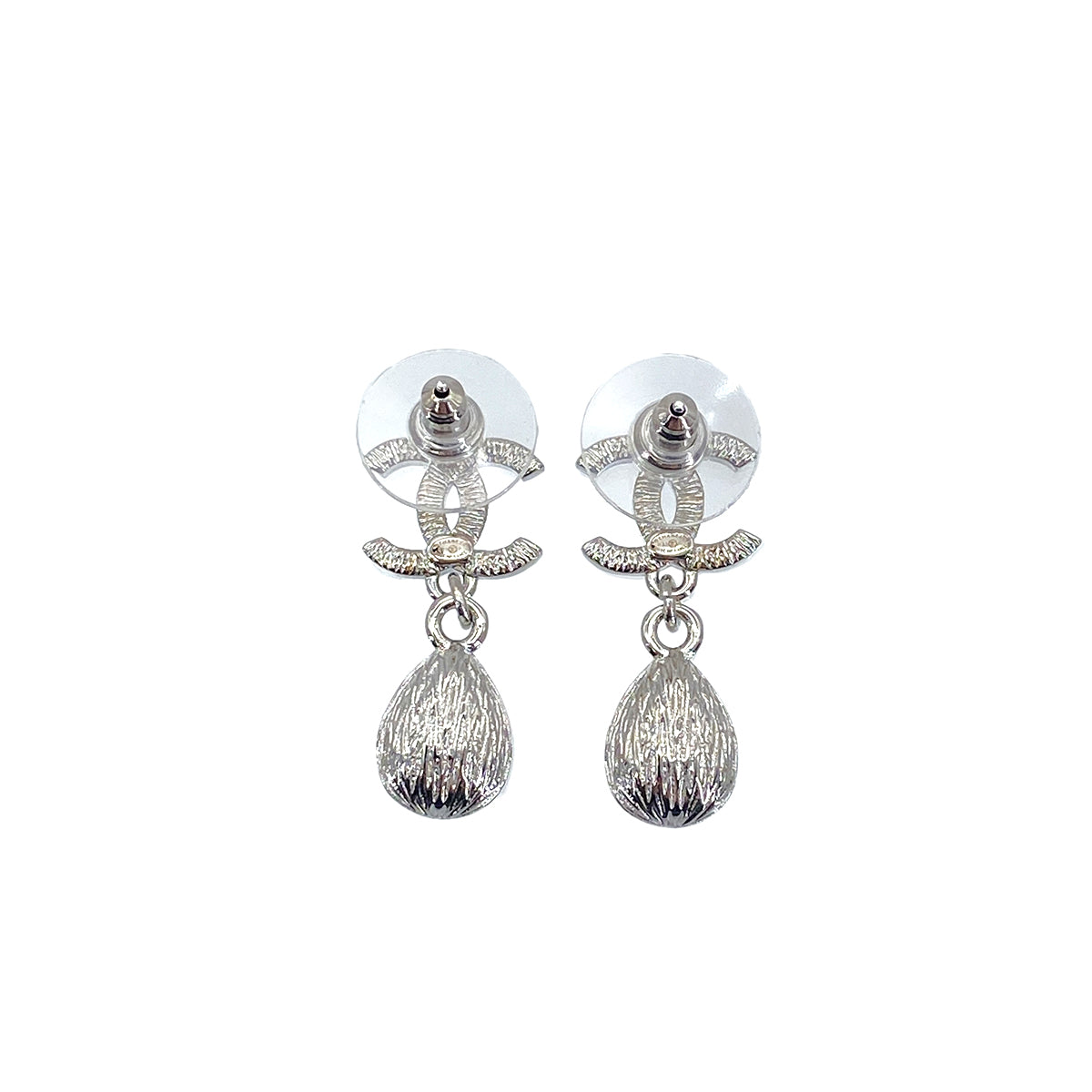 CHANEL EARRINGS SWING COCOMARK RHINESTONE ACCESSORY B21P 90272332
