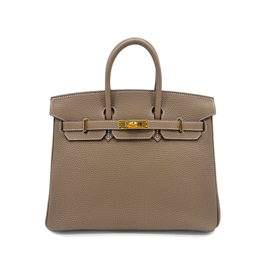 HERMES BIRKIN 25 ETOUPE TOGO HAND BAG Z GHW 90272340