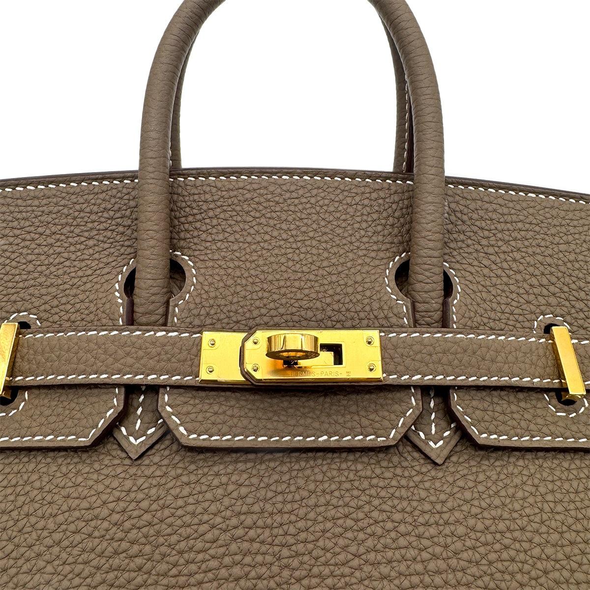 HERMES BIRKIN 25 ETOUPE TOGO HAND BAG Z GHW 90272340