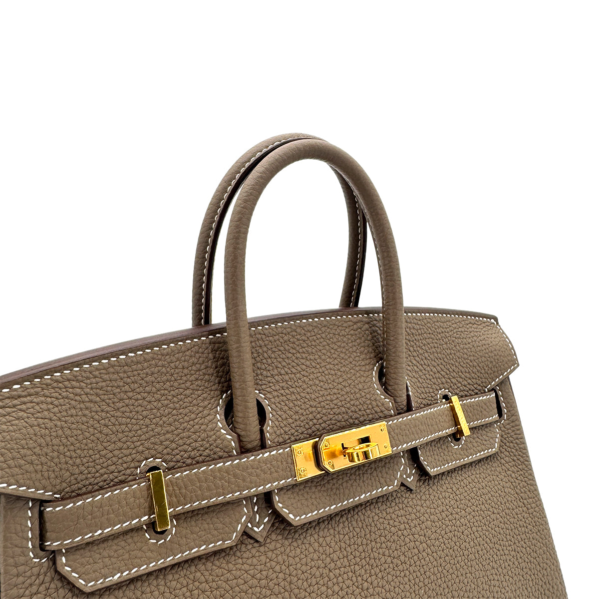 HERMES BIRKIN 25 ETOUPE TOGO HAND BAG Z GHW 90272340