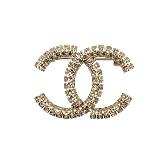 CHANEL BROOCH RHINESTONE COCOMARK ACCESSORY A19C 90272358