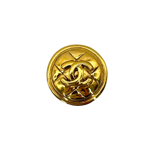 CHANEL VINTAGE BROOCH ROUND COCOMARK ACCESSORY 90272516
