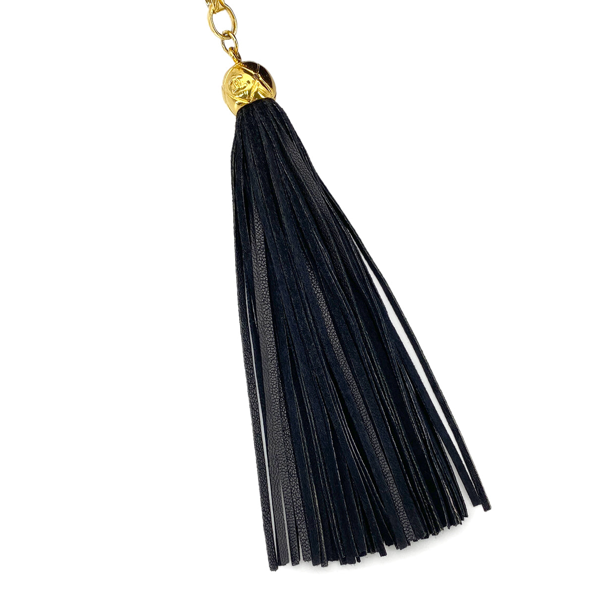 CHANEL VINTAGE MADEMOISELLE CHAIN SHOULDER BAG BLACK SUEDE 90272801