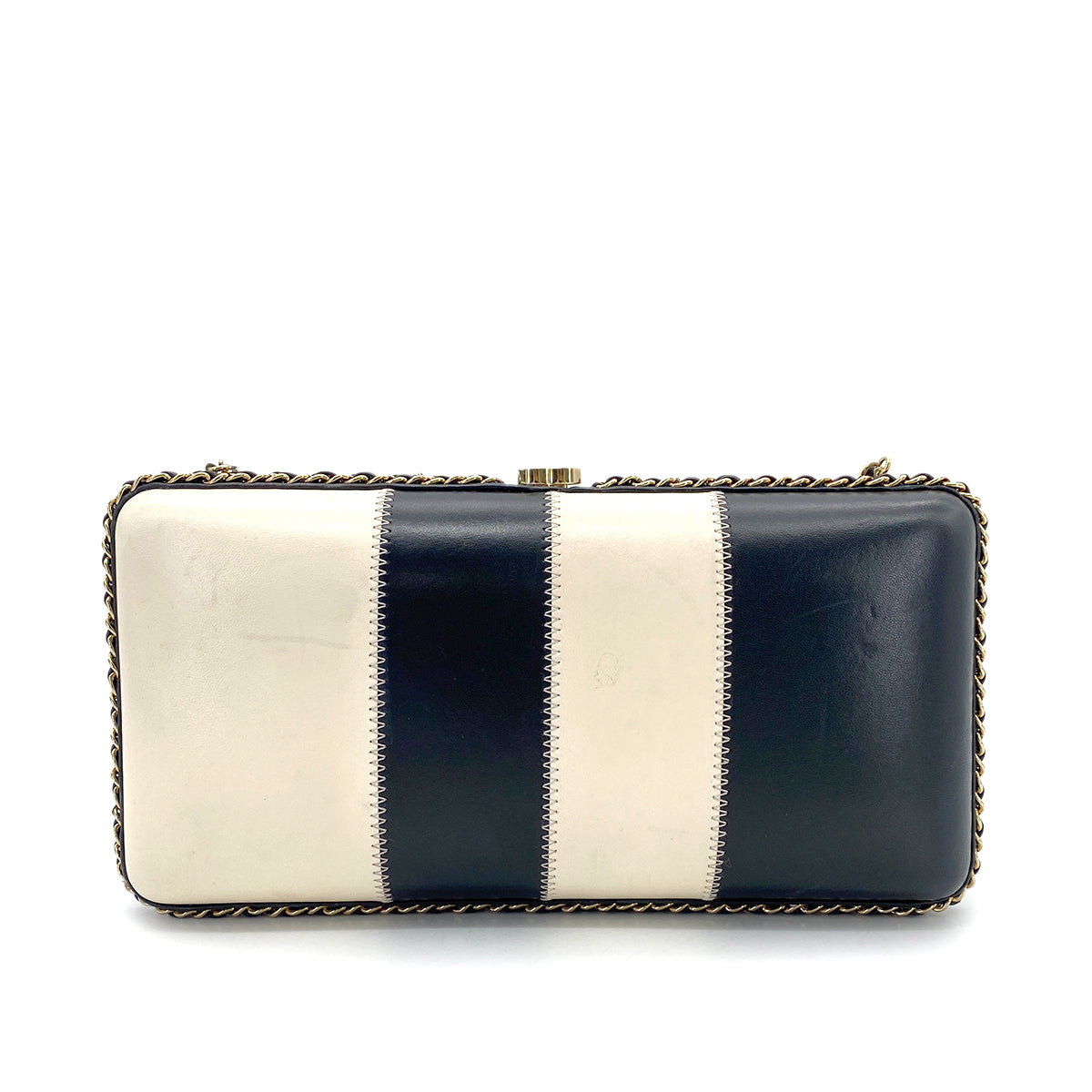 CHANEL COCOMARK CHAIN SHOULDER BAG BICOLOR LEATHER 90272803