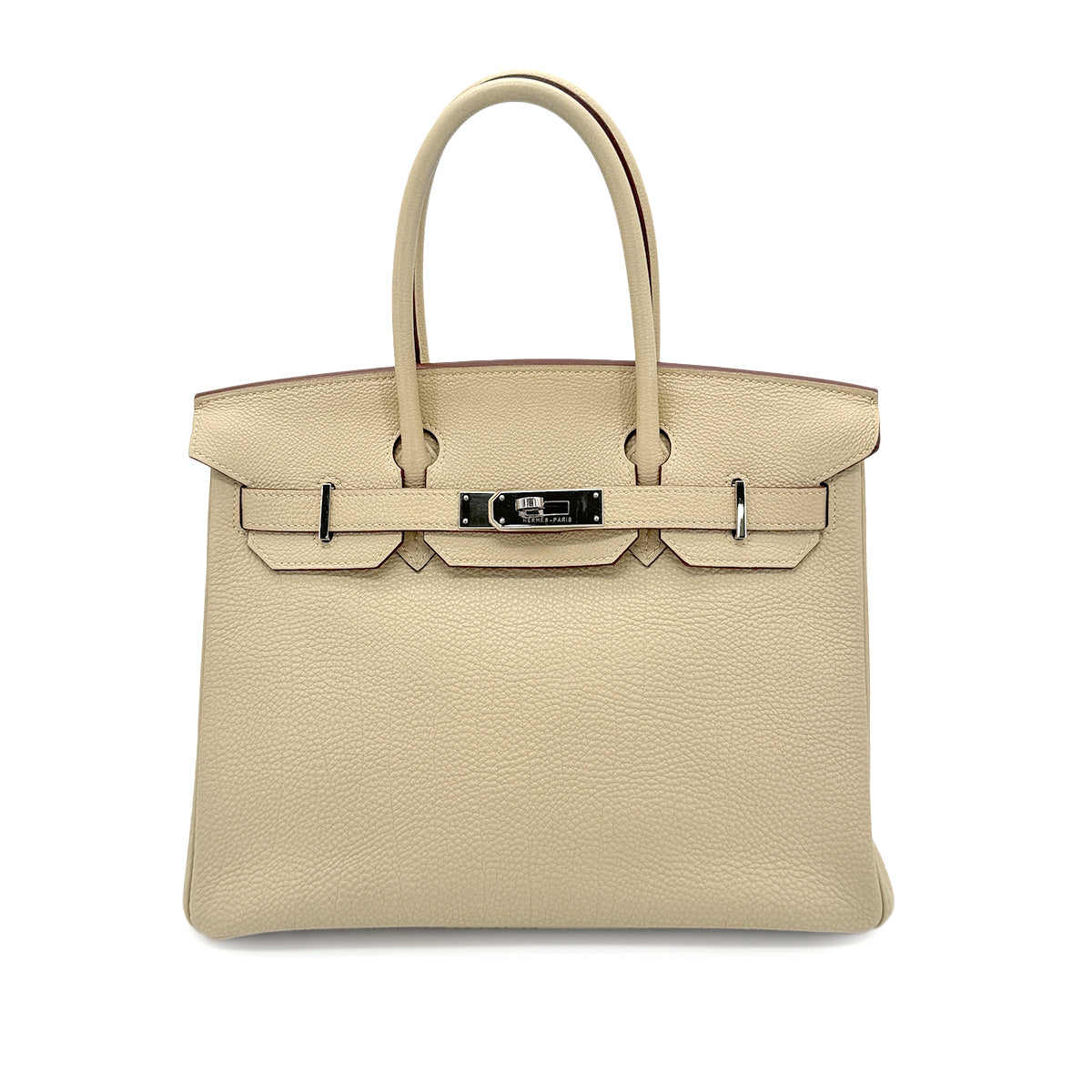 HERMES BIRKIN 30 PARCHEMIN TOGO HAND BAG □K 90272805
