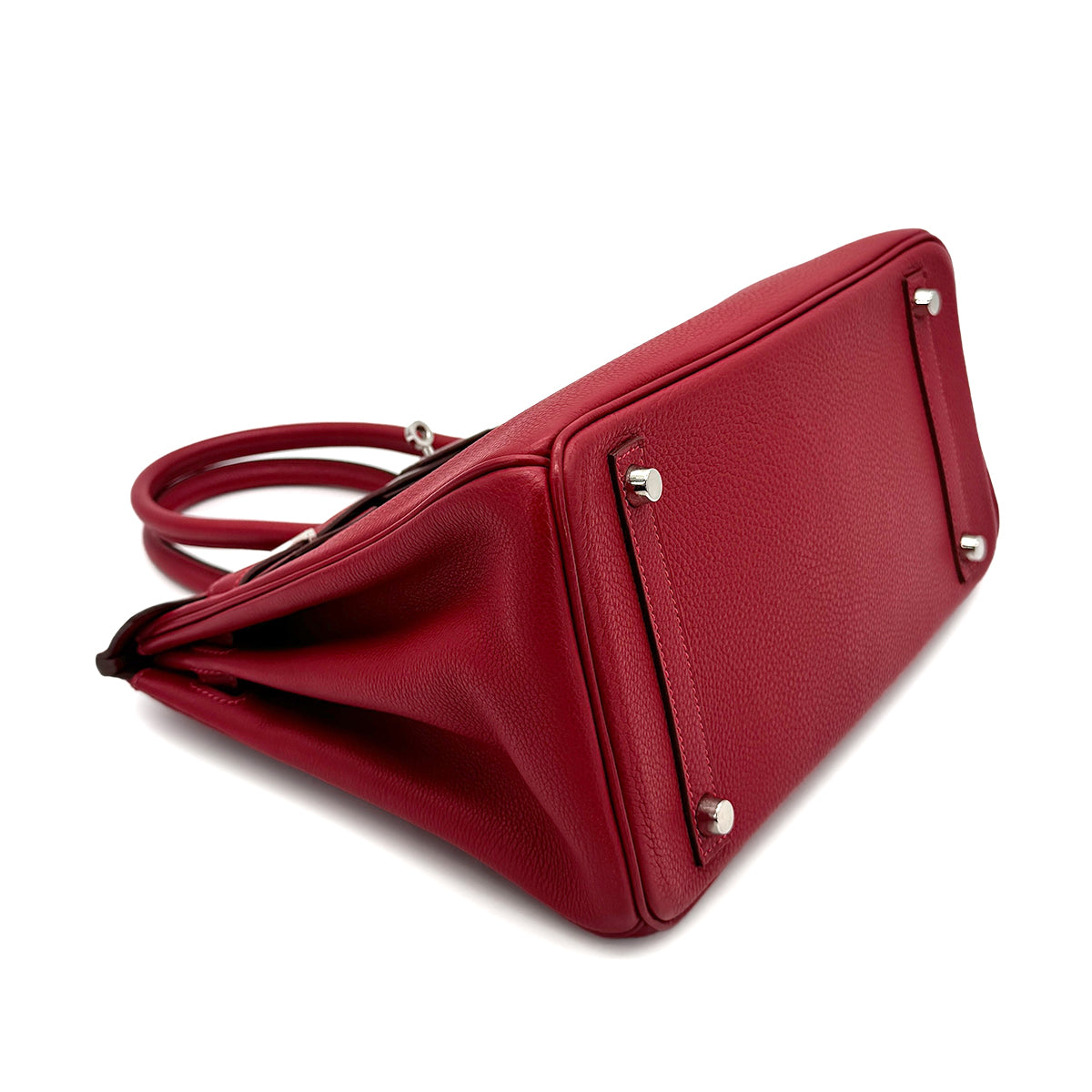 HERMES BIRKIN 30 ROUGE GARANCE TOGO HAND BAG □H SHW 90272806