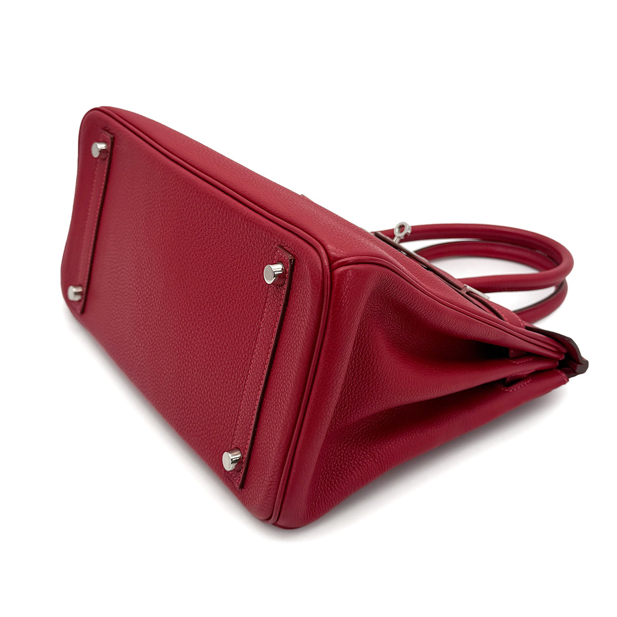 HERMES BIRKIN 30 ROUGE GARANCE TOGO HAND BAG □H SHW 90272806