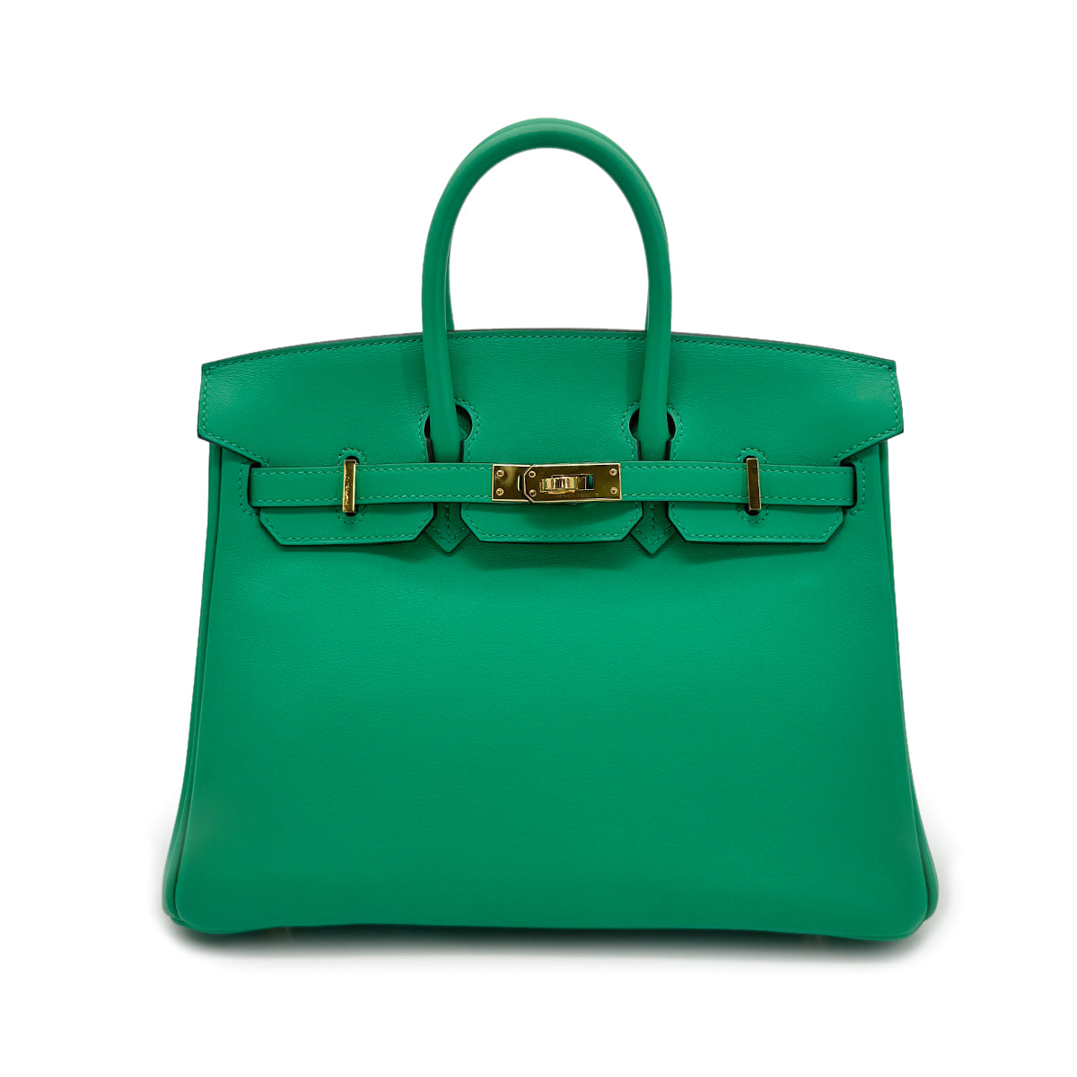 HERMES BIRKIN 25 MINT SWIFT HAND BAG Z GHW 90272816