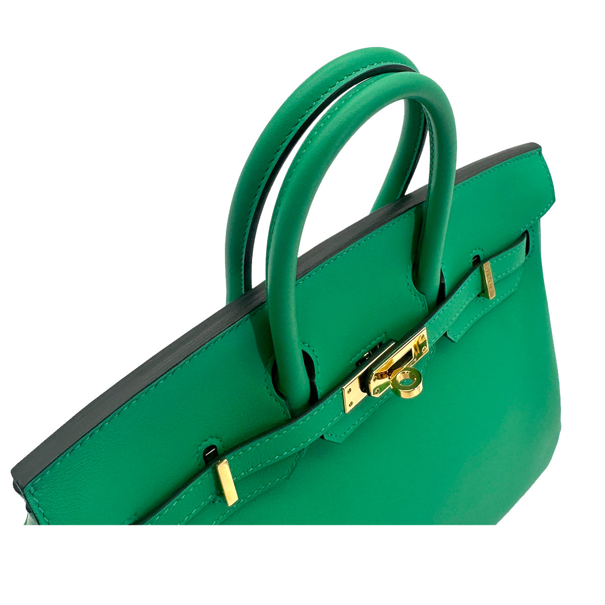 HERMES BIRKIN 25 MINT SWIFT HAND BAG Z GHW 90272816