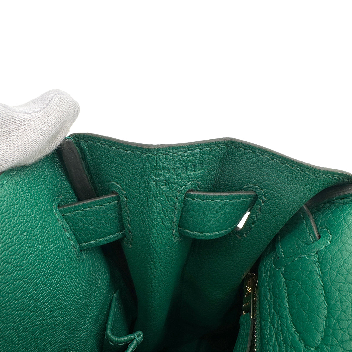 HERMES KELLY 28 RETOURNE VERT VERTIGO TAURILLON CLEMENCE HAND SHOULDER BAG C GHW 90272819