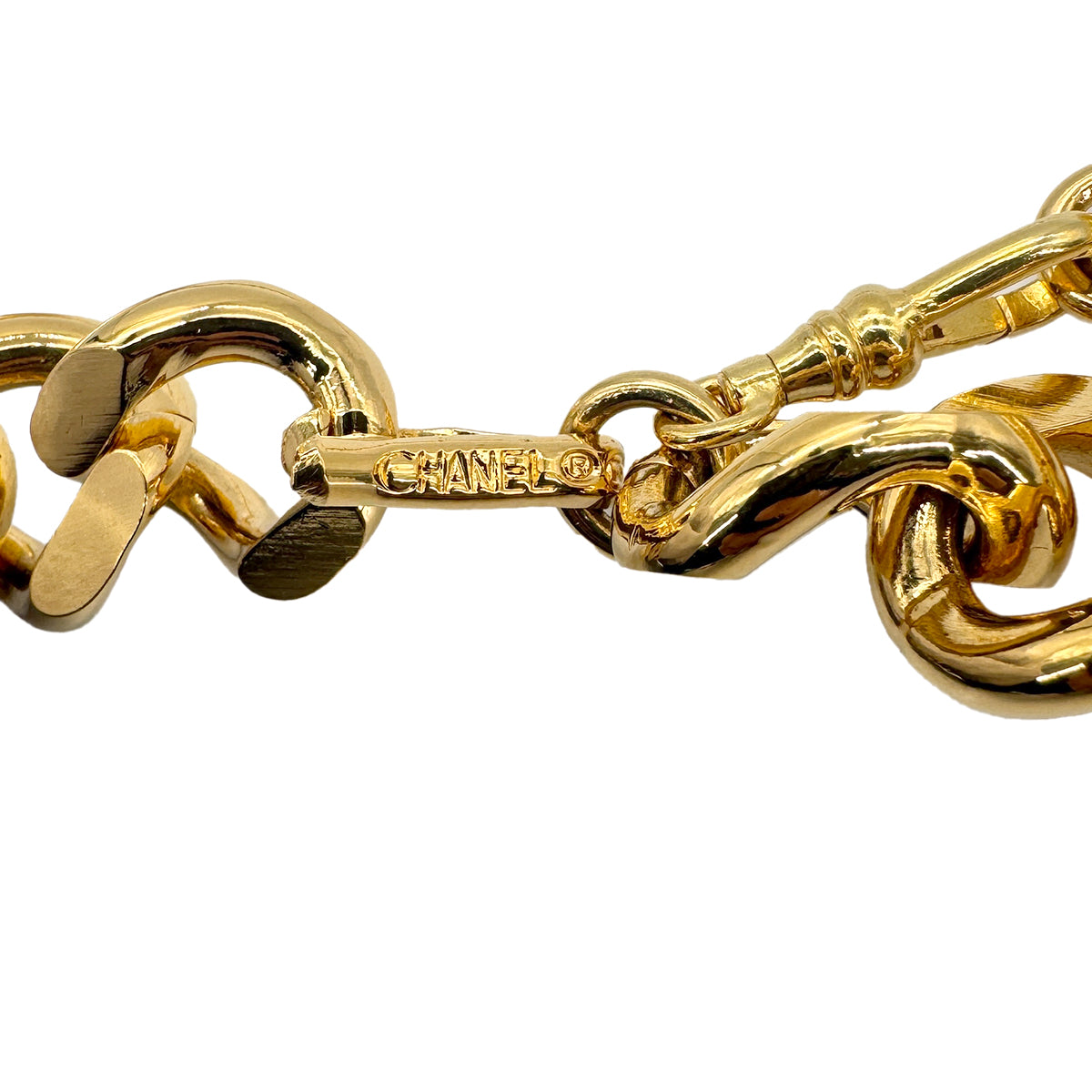 CHANEL VINTAGE CHAIN BELT COCOMARK ACCESSORY 90272824
