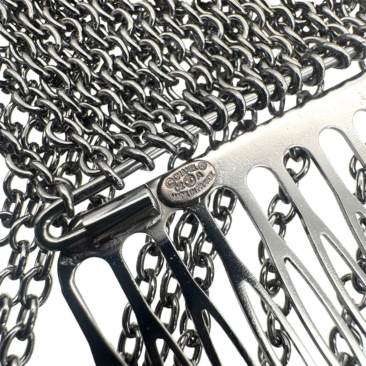 CHANEL COCOMARK FRINGE CHAIN HAIR ACCESSORY 02A 90272828