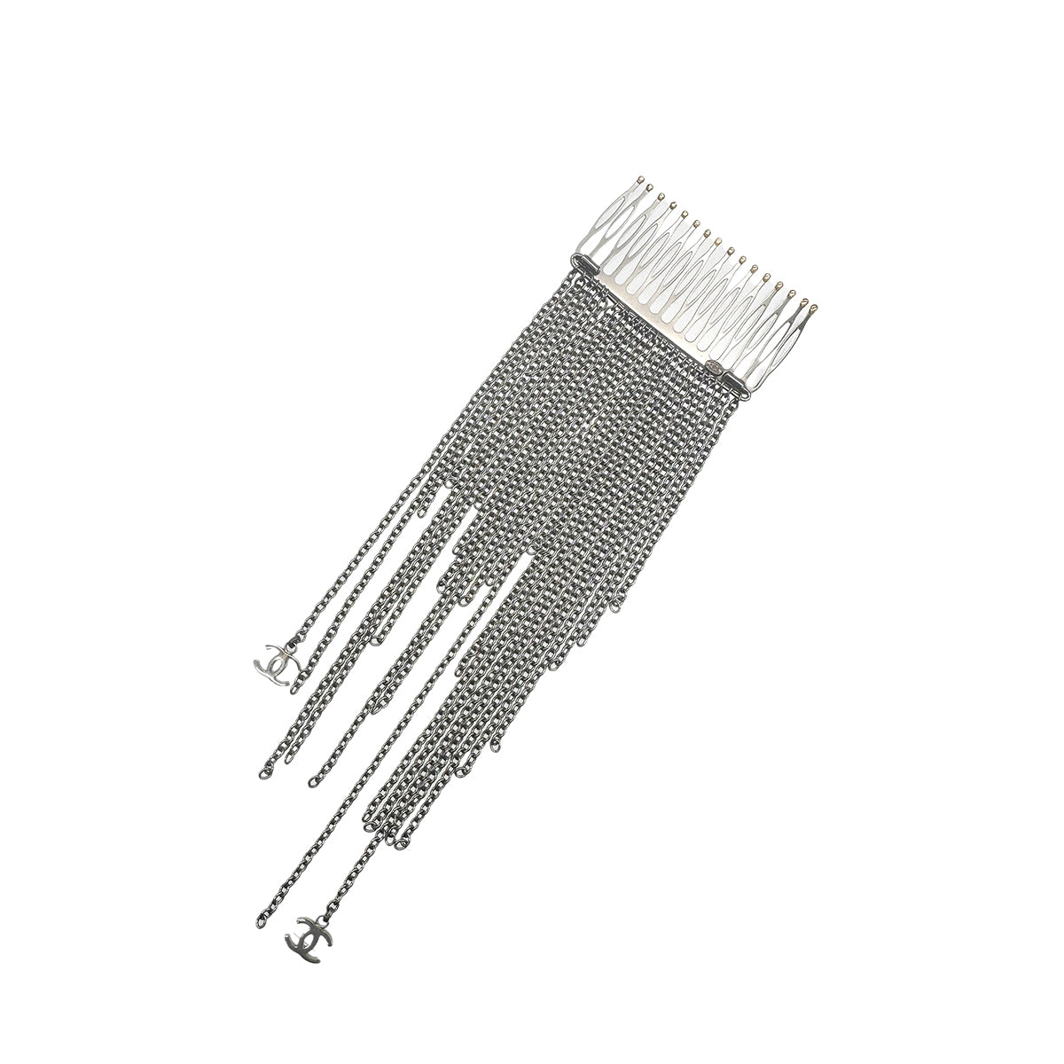 CHANEL COCOMARK FRINGE CHAIN HAIR ACCESSORY 02A 90272828
