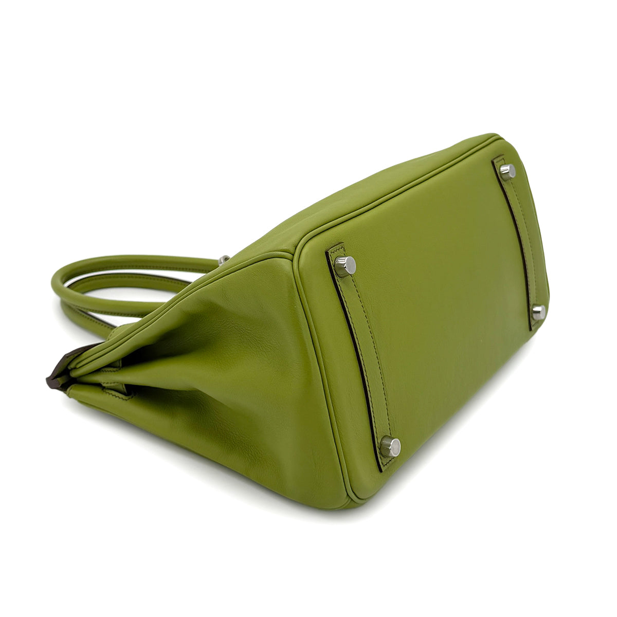 HERMES BIRKIN 30 ANIS GREEN SWIFT HAND BAG □K SHW 90272925