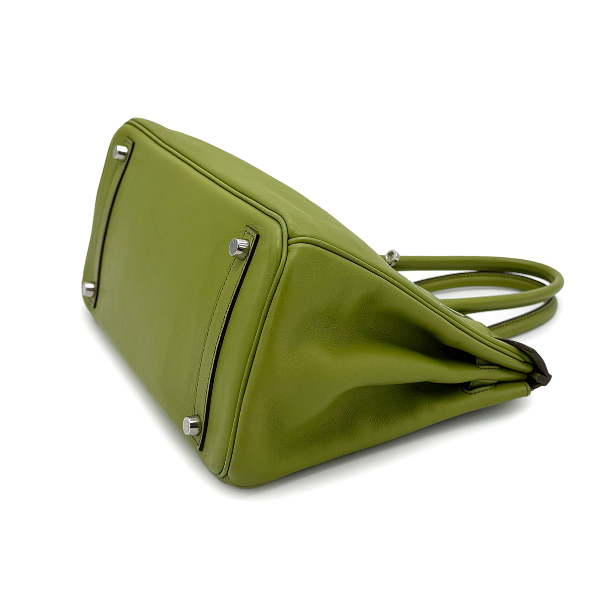 HERMES BIRKIN 30 ANIS GREEN SWIFT HAND BAG □K SHW 90272925