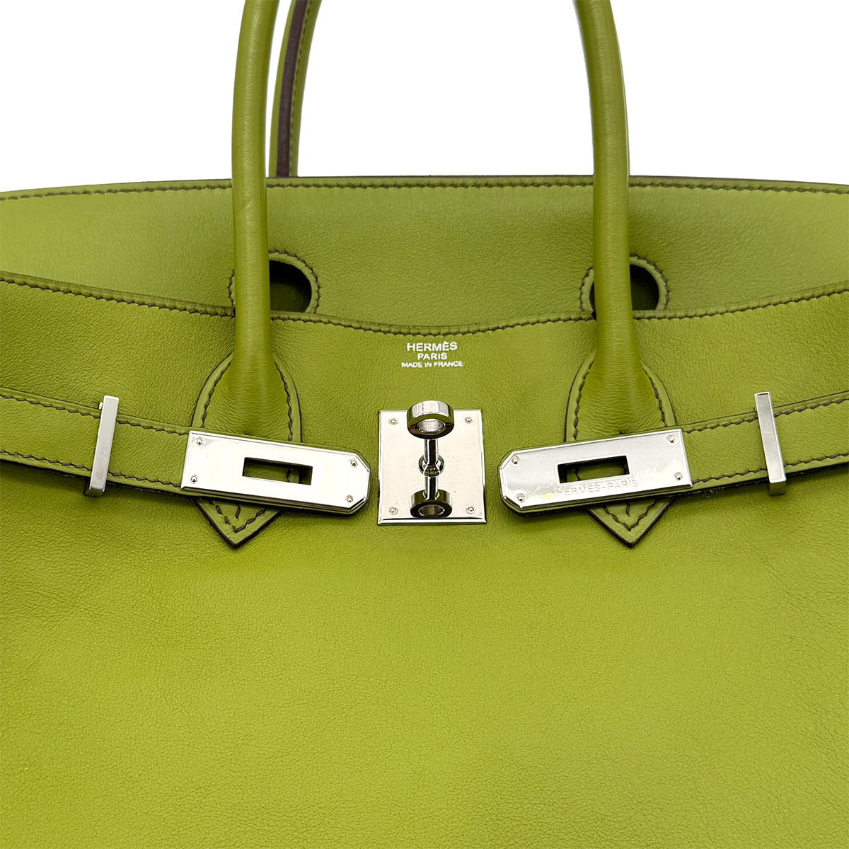 HERMES BIRKIN 30 ANIS GREEN SWIFT HAND BAG □K SHW 90272925