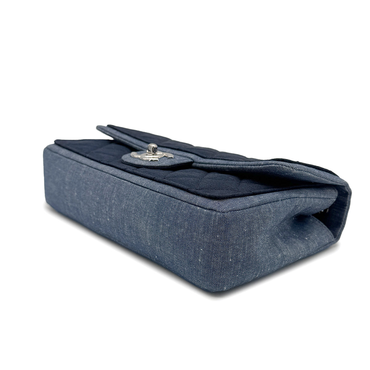 CHANEL MATELASSE CHAIN SHOULDER BAG BLUE DENIM 90272932