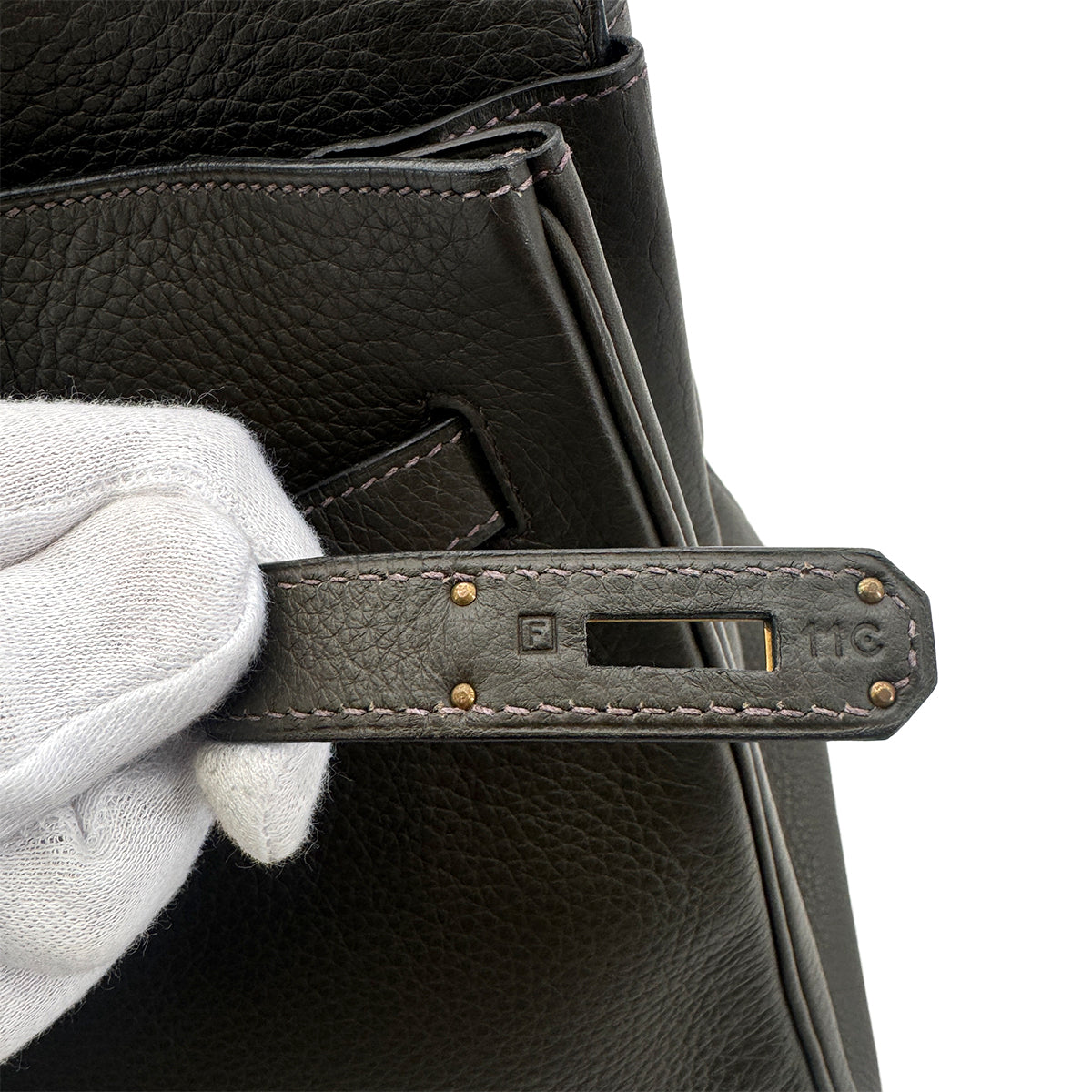 HERMES BIRKIN 35 CANOPEE TAURILLON CLEMENCE HAND BAG □F GHW 90272948