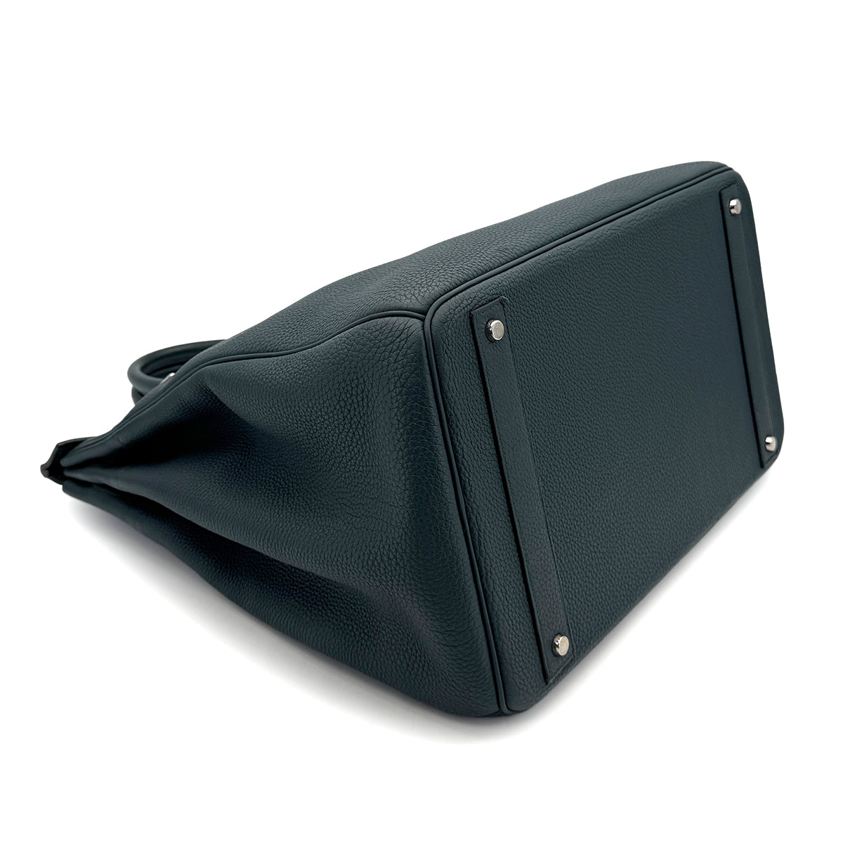 HERMES HAUT A COURROIES 40 VERT CYPRESS TAURILLON CLEMENCE HAND BAG D 90272959